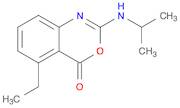 4H-3,1-Benzoxazin-4-one, 5-ethyl-2-[(1-methylethyl)amino]-