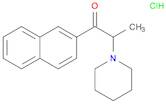 1-Propanone, 1-(2-naphthalenyl)-2-(1-piperidinyl)-, hydrochloride (1:1)