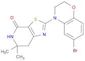 Thiazolo[5,4-c]pyridin-4(5H)-one, 2-(6-bromo-2,3-dihydro-4H-1,4-benzoxazin-4-yl)-6,7-dihydro-6,6-d…