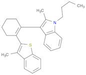 1H-Indole, 1-butyl-2-methyl-3-[2-(3-methylbenzo[b]thien-2-yl)-1-cyclohexen-1-yl]-