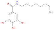 Benzamide, 3,4,5-trihydroxy-N-octyl-