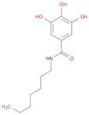 Benzamide, N-heptyl-3,4,5-trihydroxy-