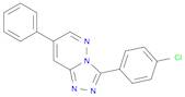 1,2,4-Triazolo[4,3-b]pyridazine, 3-(4-chlorophenyl)-7-phenyl-