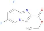 Imidazo[1,2-a]pyridine-2-carboxylic acid, 6,8-difluoro-, ethyl ester