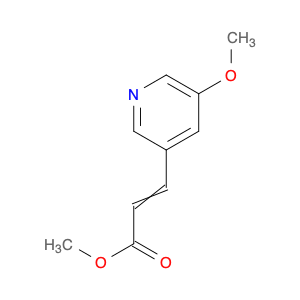 2-Propenoic acid, 3-(5-methoxy-3-pyridinyl)-, methyl ester