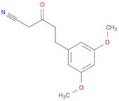 Benzenepentanenitrile, 3,5-dimethoxy-β-oxo-