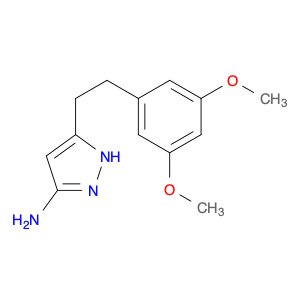 1H-Pyrazol-3-amine, 5-[2-(3,5-dimethoxyphenyl)ethyl]-