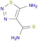 1,2,3-Thiadiazole-4-carbothioamide, 5-amino-