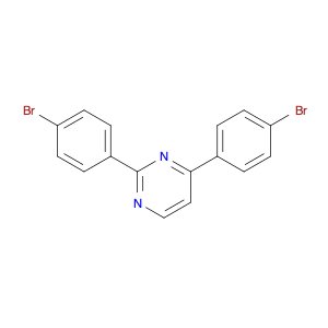Pyrimidine, 2,4-bis(4-bromophenyl)-