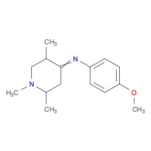 Benzenamine, 4-methoxy-N-(1,2,5-trimethyl-4-piperidinylidene)-