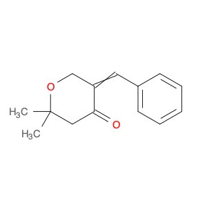 4H-Pyran-4-one, tetrahydro-2,2-dimethyl-5-(phenylmethylene)-