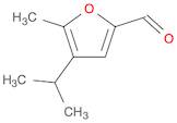 2-Furancarboxaldehyde, 5-methyl-4-(1-methylethyl)-