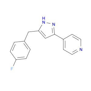 4-(5-(4-Fluorobenzyl)-1H-pyrazol-3-yl)pyridine