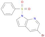 1-BENZENESULFONYL-5-BROMO-1H-PYRROLO[2,3-B]PYRIDINE