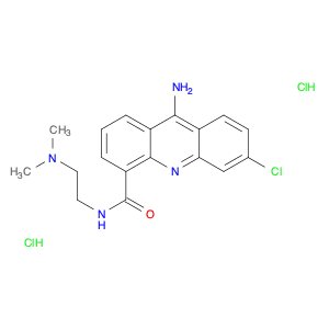 4-Acridinecarboxamide, 9-amino-6-chloro-N-[2-(dimethylamino)ethyl]-, hydrochloride (1:2)