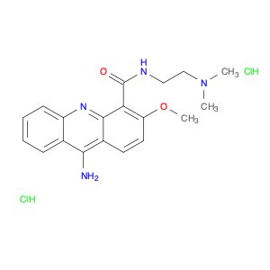 4-Acridinecarboxamide, 9-amino-N-[2-(dimethylamino)ethyl]-3-methoxy-, hydrochloride (1:2)