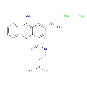 4-Acridinecarboxamide, 9-amino-N-[2-(dimethylamino)ethyl]-2-methoxy-, hydrochloride (1:2)
