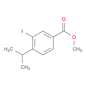 Benzoic acid, 3-iodo-4-(1-methylethyl)-, methyl ester