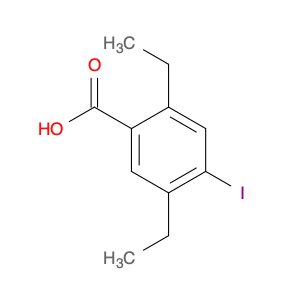 Benzoic acid, 2,5-diethyl-4-iodo-