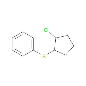 Benzene, [(2-chlorocyclopentyl)thio]-