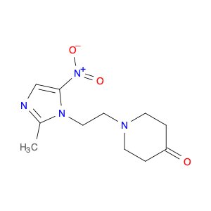 4-Piperidinone, 1-[2-(2-methyl-5-nitro-1H-imidazol-1-yl)ethyl]-
