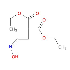 1,1-Cyclobutanedicarboxylic acid, 3-(hydroxyimino)-, 1,1-diethyl ester