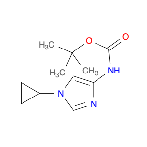 Carbamic acid, N-(1-cyclopropyl-1H-imidazol-4-yl)-, 1,1-dimethylethyl ester