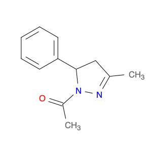 Ethanone, 1-(4,5-dihydro-3-methyl-5-phenyl-1H-pyrazol-1-yl)-