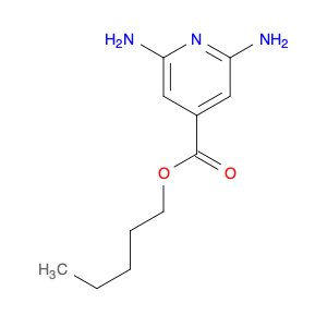 4-Pyridinecarboxylic acid, 2,6-diamino-, pentyl ester