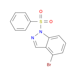 1H-Indazole, 4-bromo-1-(phenylsulfonyl)-