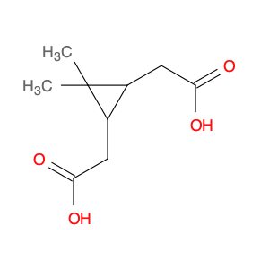 rel-(1R,3S)-2,2-Dimethyl-3-(2-oxopropyl)cyclopropaneacetic acid