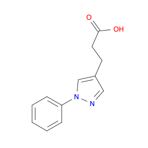 1H-Pyrazole-4-propanoic acid, 1-phenyl-