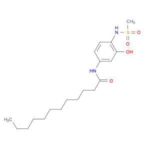 Dodecanamide, N-[3-hydroxy-4-[(methylsulfonyl)amino]phenyl]-