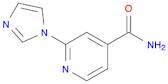 4-Pyridinecarboxamide, 2-(1H-imidazol-1-yl)-