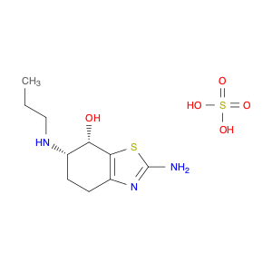 7-Benzothiazolol, 2-amino-4,5,6,7-tetrahydro-6-(propylamino)-, (6S,7S)-, sulfate (1:1)