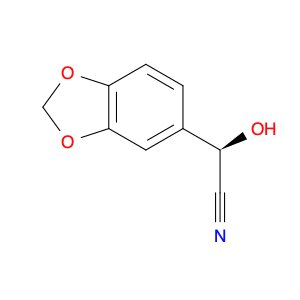 1,3-Benzodioxole-5-acetonitrile, α-hydroxy-, (αR)-