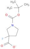 1,3-Pyrrolidinedicarboxylic acid, 3-fluoro-, 1-(1,1-dimethylethyl) ester