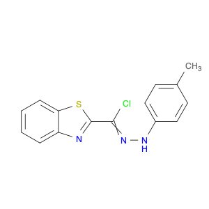 2-Benzothiazolecarbohydrazonoyl chloride, N-(4-methylphenyl)-