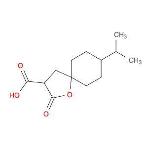 1-Oxaspiro[4.5]decane-3-carboxylic acid, 8-(1-methylethyl)-2-oxo-