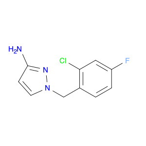 1H-Pyrazol-3-amine, 1-[(2-chloro-4-fluorophenyl)methyl]-