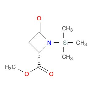 2-Azetidinecarboxylic acid, 4-oxo-1-(trimethylsilyl)-, methyl ester, (S)- (9CI)