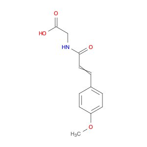 Glycine, N-[3-(4-methoxyphenyl)-1-oxo-2-propen-1-yl]-