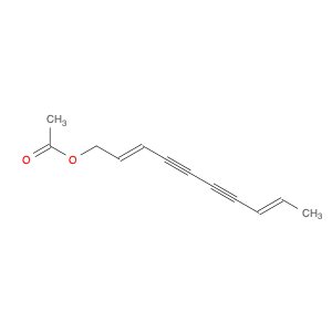 2,8-Decadiene-4,6-diyn-1-ol, acetate, (E,E)- (8CI,9CI)