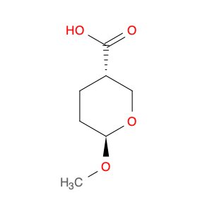 2H-Pyran-3-carboxylicacid, tetrahydro-6-methoxy-, trans- (9CI)