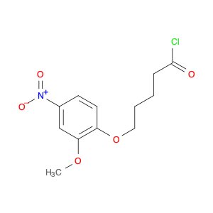 Pentanoyl chloride, 5-(2-methoxy-4-nitrophenoxy)-