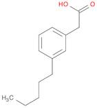 Benzeneacetic acid, 3-pentyl-