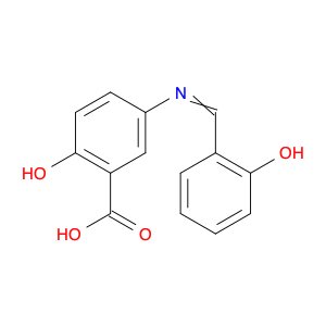 Benzoic acid, 2-hydroxy-5-[[(2-hydroxyphenyl)methylene]amino]-