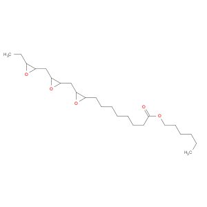 2-Oxiraneoctanoic acid, 3-[[3-[(3-ethyl-2-oxiranyl)methyl]-2-oxiranyl]methyl]-, hexyl ester