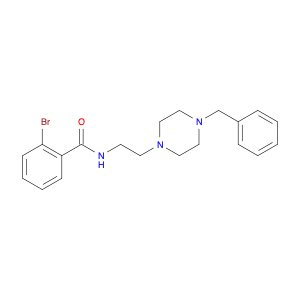 Benzamide, 2-bromo-N-[2-[4-(phenylmethyl)-1-piperazinyl]ethyl]-