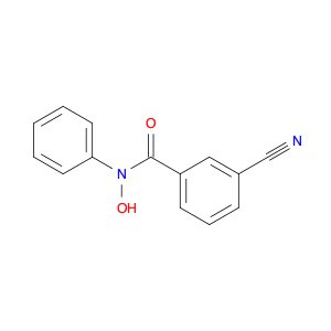 Benzamide, 3-cyano-N-hydroxy-N-phenyl-